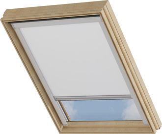 Cocoon Tenda Per Finestra Da Tetto - Oscurante - Bianco - Compatibile Con Velux: Fk04