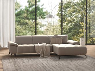 Sit&more Ecksofa »Cool L-Form« wahlweise mit Kopfteilverstellung und Vorziehsitz, motorisch