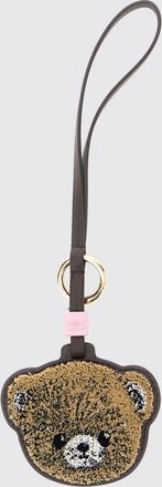 Ganni Key Chain Woman color Brown