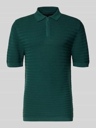 Mc Neal Regular Fit Poloshirt mit kurzem Rei&szlig;verschluss in Neon Gruen, Gr&ouml;&szlig;e XXXL