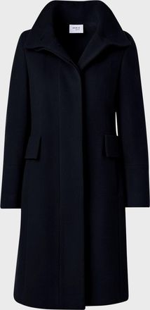 Akris Duffle Knee-Length Wool Coat