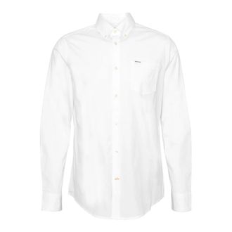 Barbour Casual Shirts - Heren - Casual Overhemden - Wit - S - Katoen - Overhemden