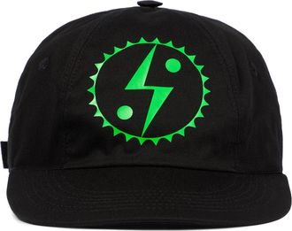 Stella McCartney Stella McCartney Womens Logo Detail Baseball Cap - Black Cotton - Size Small