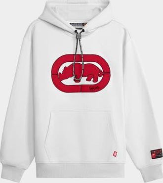 Ecko Chenille Rhino Brand Hoodie in White at Nordstrom, Size X-Large