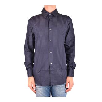 Costume National Shirt - Heren - Zakelijke Overhemden - Blauw - M - Overhemden