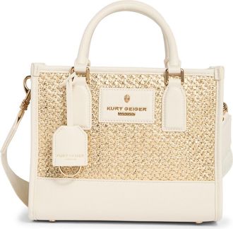 Kurt Geiger Chiswick Small Tote Crossbody Bag in Open Yellow at Nordstrom Rack
