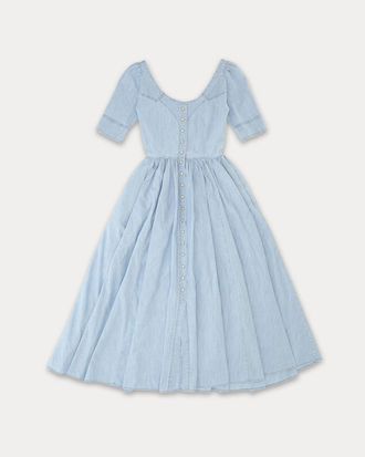 Fortela Chambray Dress in Bleach Wash at Nordstrom, Size 40 Eu