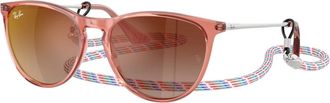Ray-Ban Erika Zonnebril - unisex - Zonnebrillen - Oranje - 50 MM - Accessoires