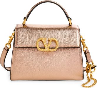 Valentino Garavani Mini Vsling Top Handle Bag in Rose at Nordstrom
