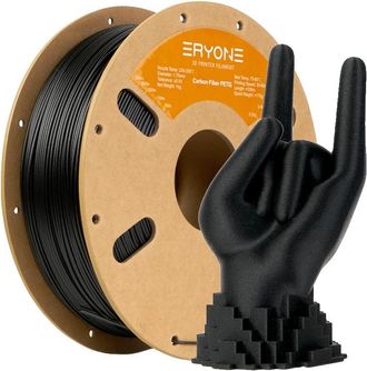OEM Filamento Para Impresi&oacute;n 3d, Fibra De Carbono Petg, Duradero Y De Ingenier&iacute;a De Precisi&oacute;n, Negro, 10 Kg