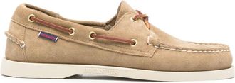 Sebago Beige Suede Loafers