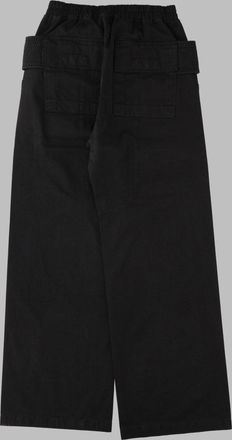 Rick Owens Cotton Fleece Cargo Pants - Black