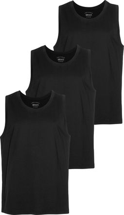 Man's World Muscleshirt 3er-Pack, schmal geschnitten, Rundhalsausschnitt, aus 100% Baumwolle