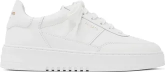 Axel Arigato Orbit Vintage Leather Sneaker in White/white at Nordstrom, Size 10.5