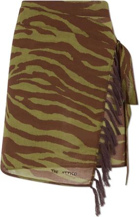 The Attico Pareo - Dames - Strandmode - Bruin - S - Katoen - Badmode
