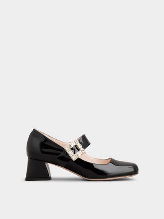 Roger Vivier Tr&egrave;s Vivier Mary Jane Pumps in patent leather