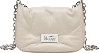 Maison Margiela Stijlvolle Tassen Collectie - Heren - Schoudertassen - Beige - ONE Size - Tassen
