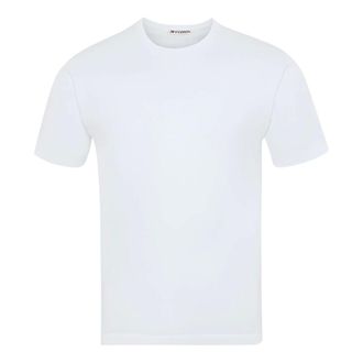 J.W.Anderson T-Shirts, male, White, Size: XL Embroidered Anchor T-Shirt