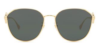 Versace VE2259D Asian Fit 100287 Womens Sunglasses Gold Size 58