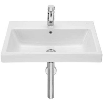 Roca Roca - Lavabo De Porcelana Mural Blanco The Gap Medidas: 600x460x175 Mm