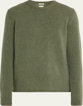 Massimo Alba Mens Cashmere Knit Crewneck Sweater