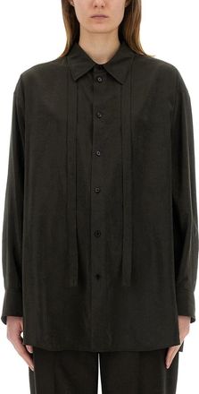 Christophe Lemaire Long Shirt With Tie-Donna
