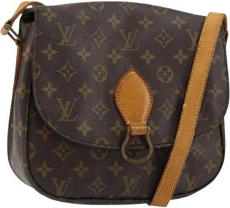 Louis Vuitton Pre-owned Cross Body Bags, female, Brown, Size: ONE SIZE Pre-owned Canvas Cross Body Bag