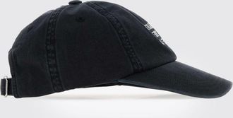 Ami Slogan Print Cotton Baseball Cap with Adjustable Strap