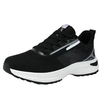 Generic Mens Running Sneakers Fashionable Breathable Mesh Shoe Multifunctional Slip-Resistant Sports Shoes Outdoor Training Comfortable Tennis Trainers Gym Wo