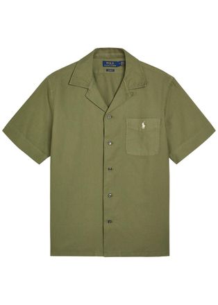 Polo Ralph Lauren Logo-embroidered Cotton Shirt - Green - XL