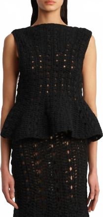 Khaite Yuka Top In Black