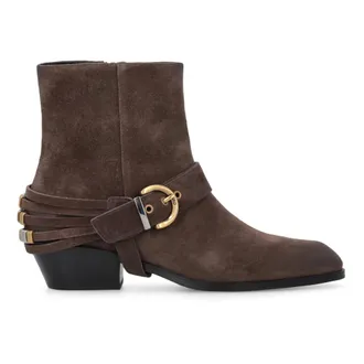 Pinko Pinko, Dames, Schoenen, Bruin, Maat: 37 EU Zijde