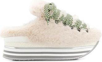Hogan Ladies White Sneakers, US Size 6.5