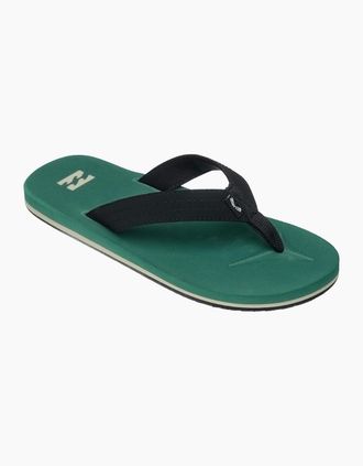 Billabong Mens Billabong Mens All Day Slice Flip Flops - Green - Size: 10