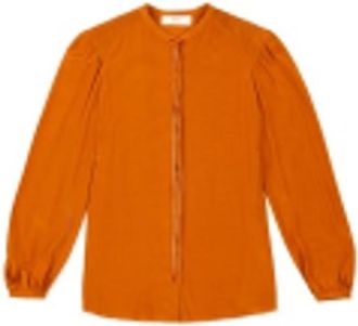 Bally Long Sleeve Viscose Blouse, Brand Size 38 ( US Size 2 )