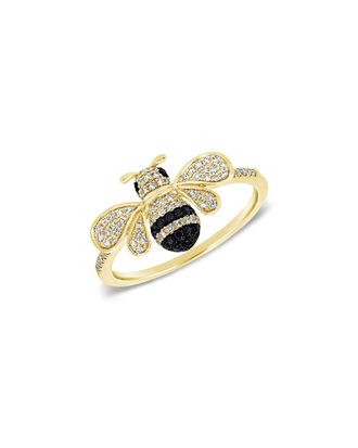 Sabrina Designs 14K 0.17 Ct. Tw. Diamond Bumble Bee Ring