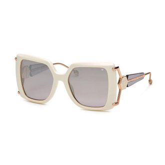 Philipp Plein SPP121S 3GFX Ivory/Gold/Grey Silver Mirror