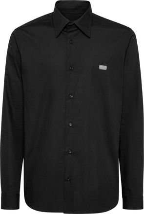 Philipp Plein Shirt Sugar Daddy Cut Ls Strass Skull&Bones