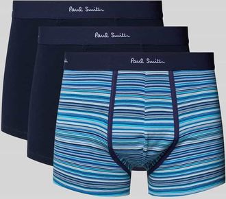 Paul Smith Trunks mit elastischem Bund im 3er-Pack in Marine, Größe XL