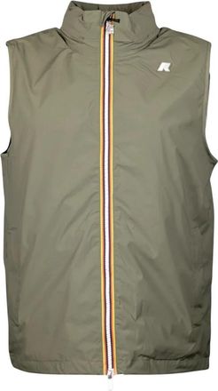 K-Way Valen Stretch Nylon Jersey - Heren - Bodywarmers - Groen - L - Nylon - Jassen