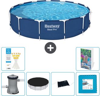 Bestway Piscina Bestway Steel Pro Redonda - 396x84 Cm - 7-piezas S273