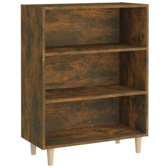 vidaXL Vidaxl - Aparador Madera Contrachapada Roble Ahumado 69,5x32,5x90 Cm