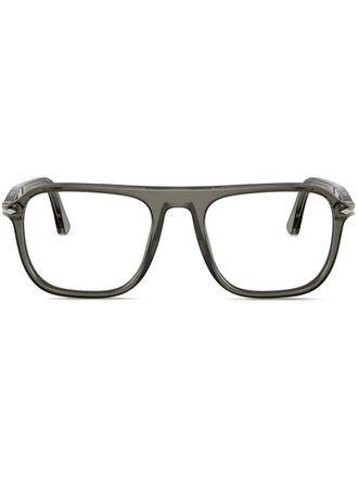 Persol Occhiali Jacques con montatura oversize - Grigio
