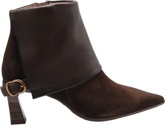Hispanitas Monclo Enkellaars - Dames - Laarzen met Hak - Bruin - 40 EU - Schoenen
