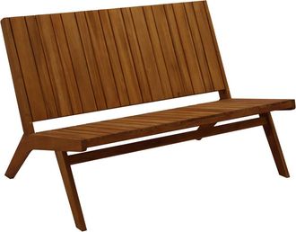 Miliboo Banco De Jard&iacute;n De Madera Maciza Tidak