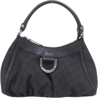 Gucci Pre-owned Shoulder Bags, female, Black, Size: ONE SIZE Pre-owned Vintage Shoulder Bag