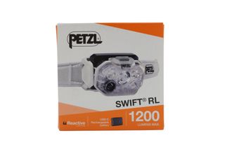 Petzl Swift Rl - Linterna Frontal Ligera Y Recargable De 1200 L&uacute;menes, Color Blanco