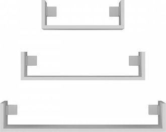 Hucoco Mobbi - Juego De 3 Estantes De Pared - 80/60/40 Cm - Estanter&iacute;a Colgante Para Libros