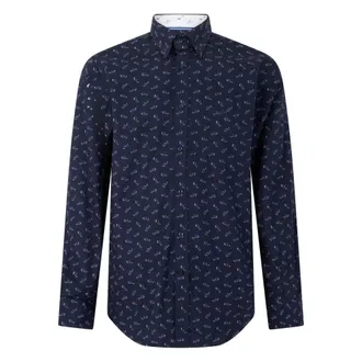 Paul & Shark Long-sleeve Button-down Shirt - male - Paul & Shark - Casual Shirts - Blue - XL - Shirts