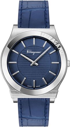 Ferragamo Gancini Leather Watch
